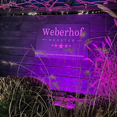Weberhof-Muenster Glamping Hotel Ngoại thất bức ảnh